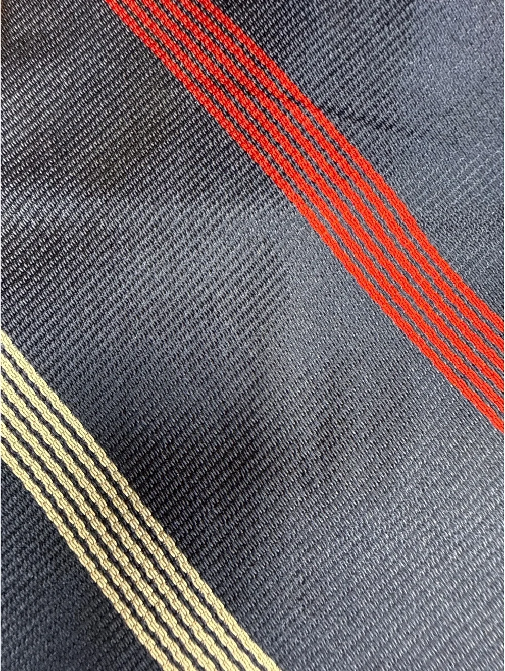 Vintage Brooks Brothers Brooksgate Tie USA Navy Red White Stripe 3” Preppy